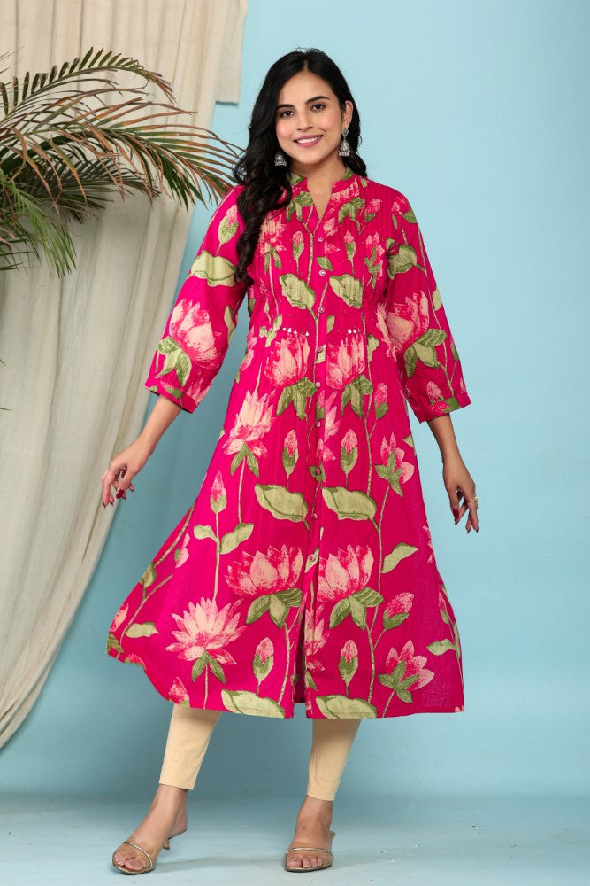 Rani Cotton  Straight Kurta-700007