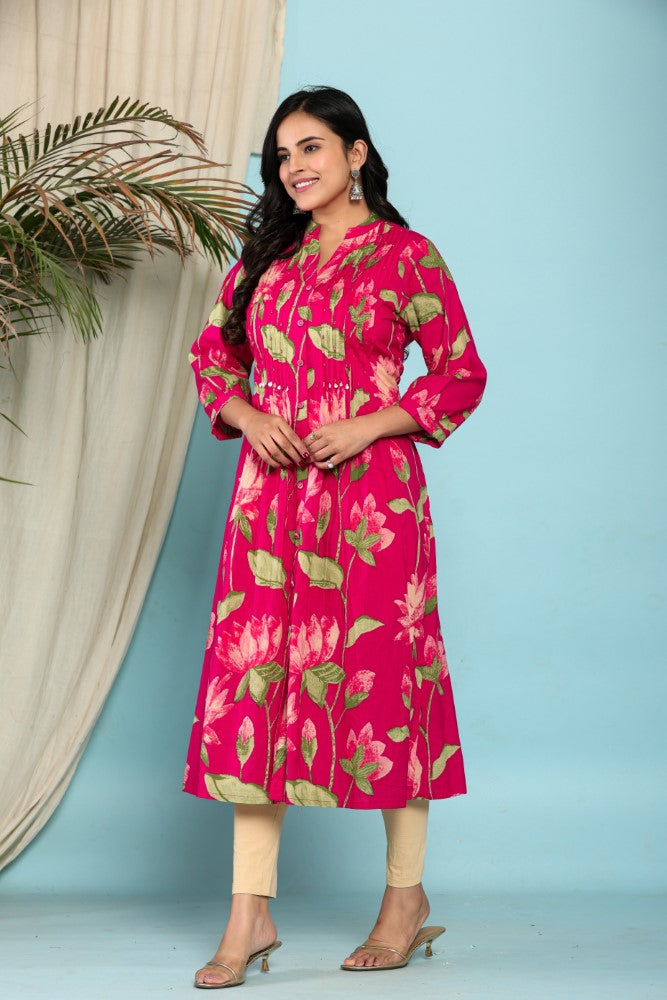 Rani Cotton  Straight Kurta-700007