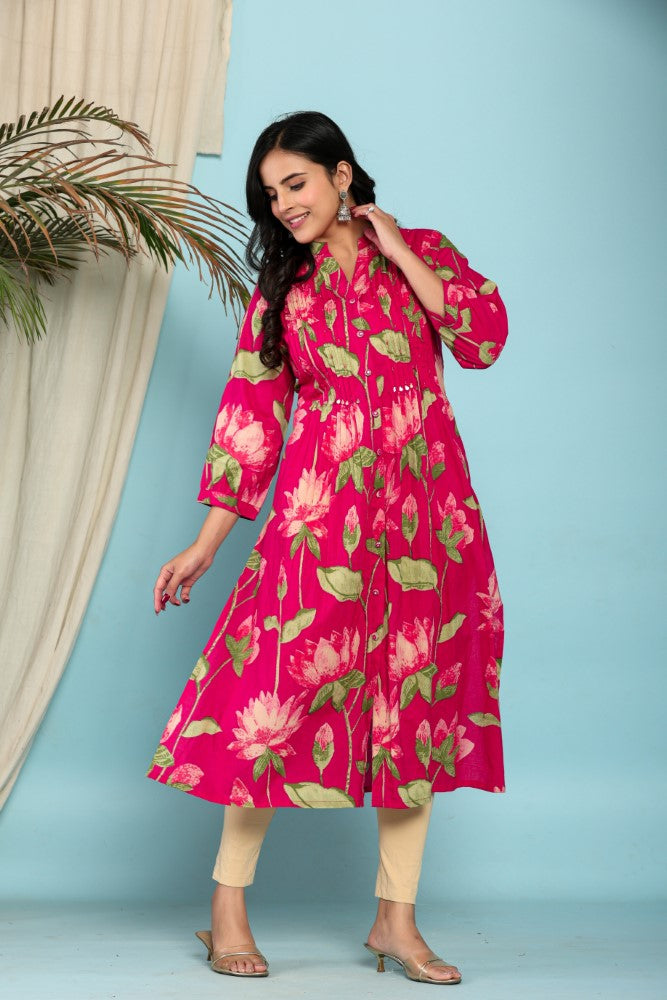 Rani Cotton  Straight Kurta-700007