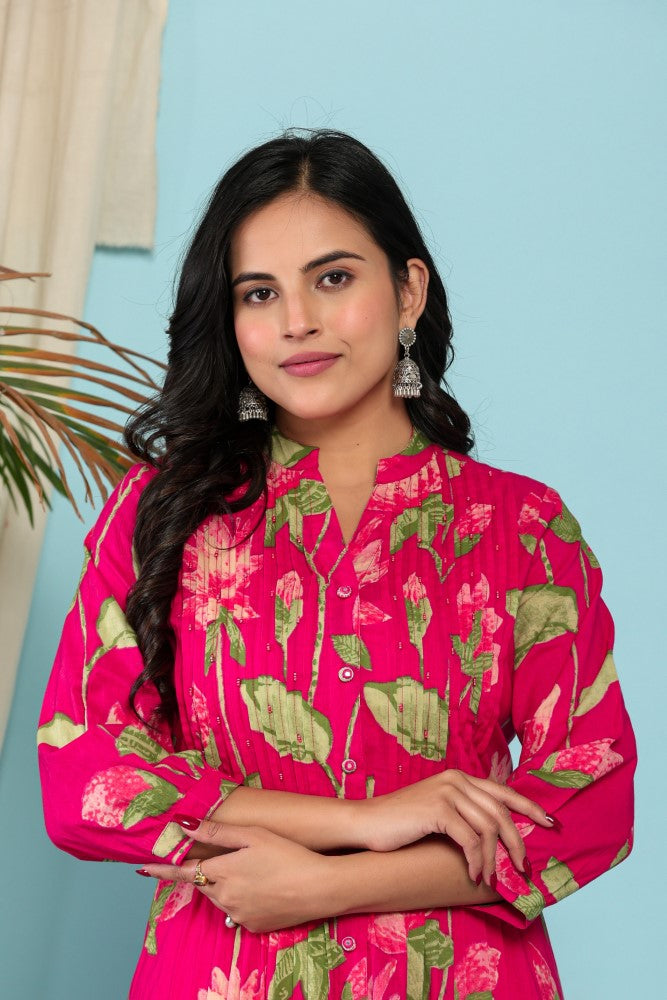 Rani Cotton  Straight Kurta-700007