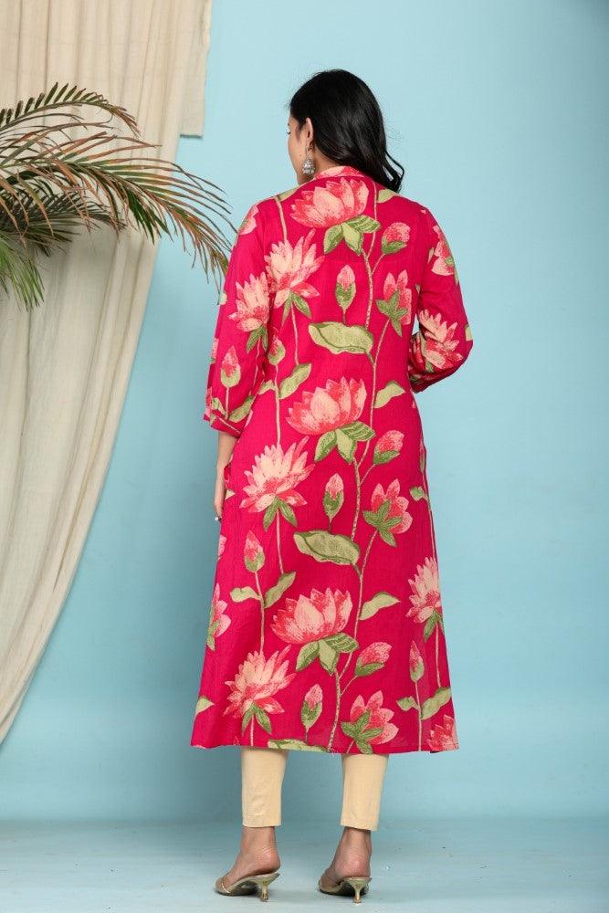 Rani Cotton  Straight Kurta-700007