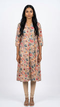 Chikoo Cotton Straight Kurta-700027