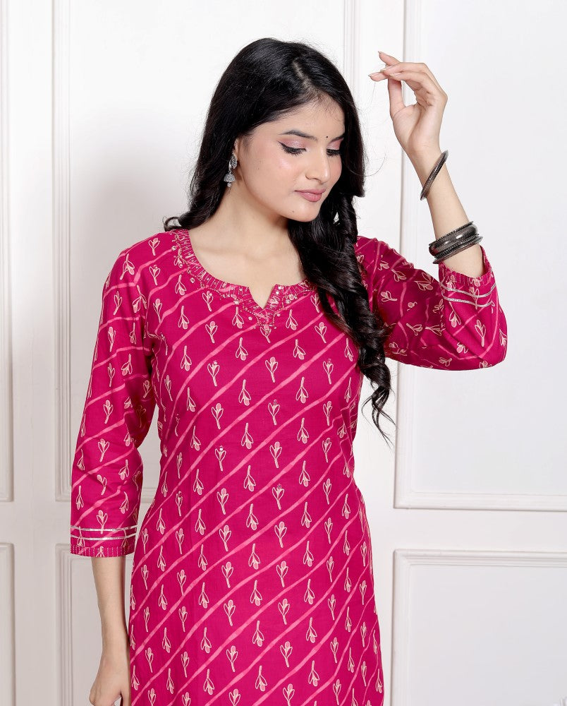 Rani Cotton Straight Kurta-970021